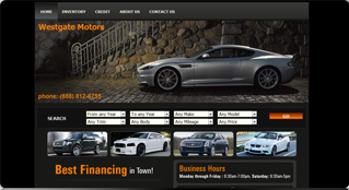 car dealer website gallery